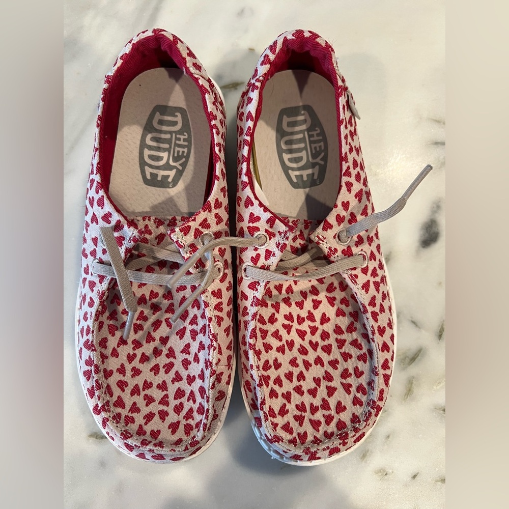 Hey Dude Wendy Youth Love Sneakers